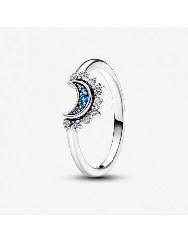 Anillo Pandora Luna Celestial Azul...